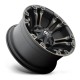 Jante aluminium 4x4 FUEL D569 Vapor Matte Black Double Dark Tint • 17"x9" • 5x127 / 5x114.3 • CB78,1 • ET1 