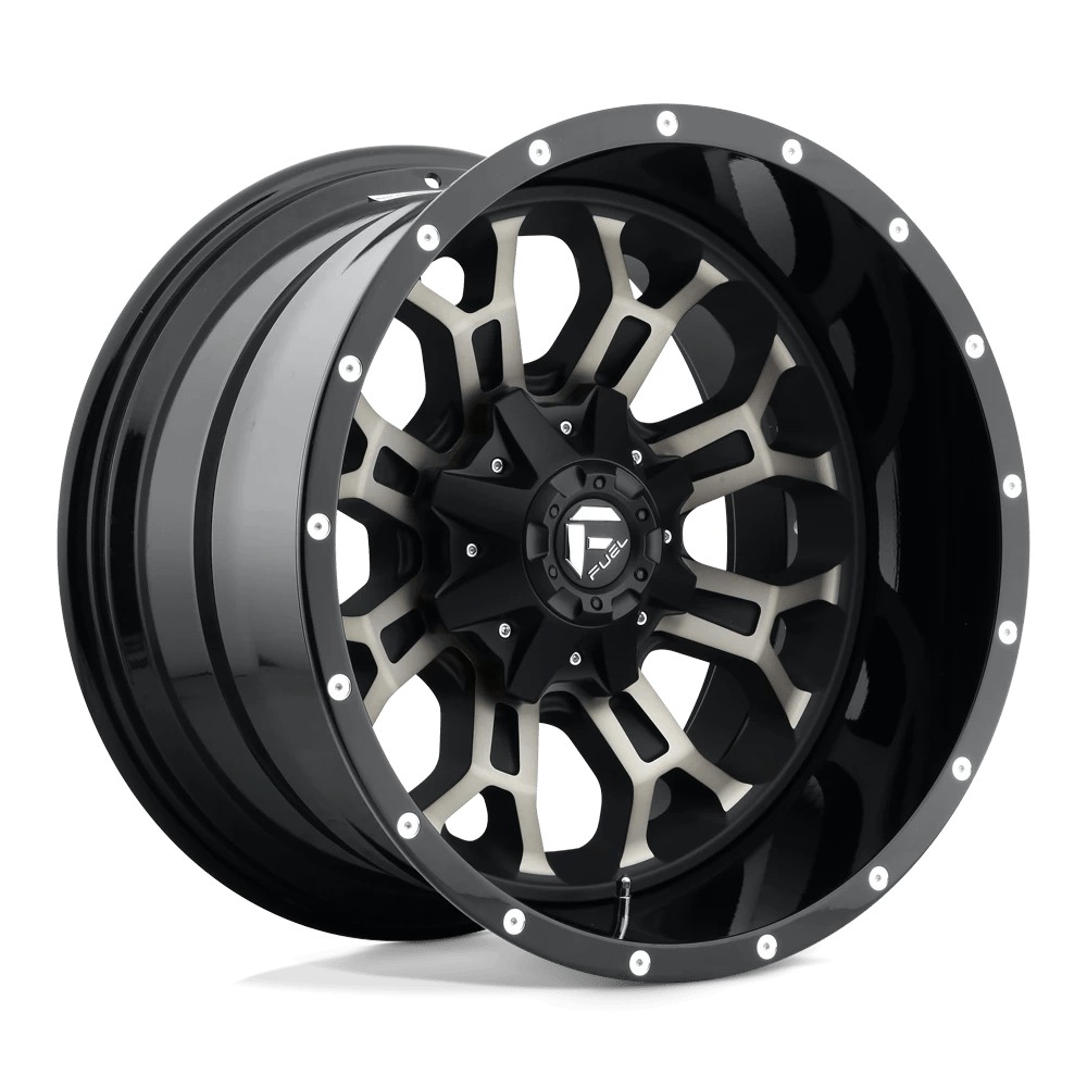 Jante aluminium 4x4 FUEL D561 Crush Gloss Machined Double Dark Tint • 17"x9" • 5x127 / 5x114.3 • CB78.1 • ET1