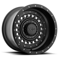 Jante aluminium 4x4 KMC XD136 Panzer Satin Black XD Series • 17"x9" • 5x127 / 5x139.7 • CB78.1 • ET-12 