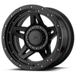 Jante aluminium 4x4 KMC XD138 Brute Satin Black XD Series • 17"x9" • 5x127 / 5x139.7 • CB78.3 • ET-12 