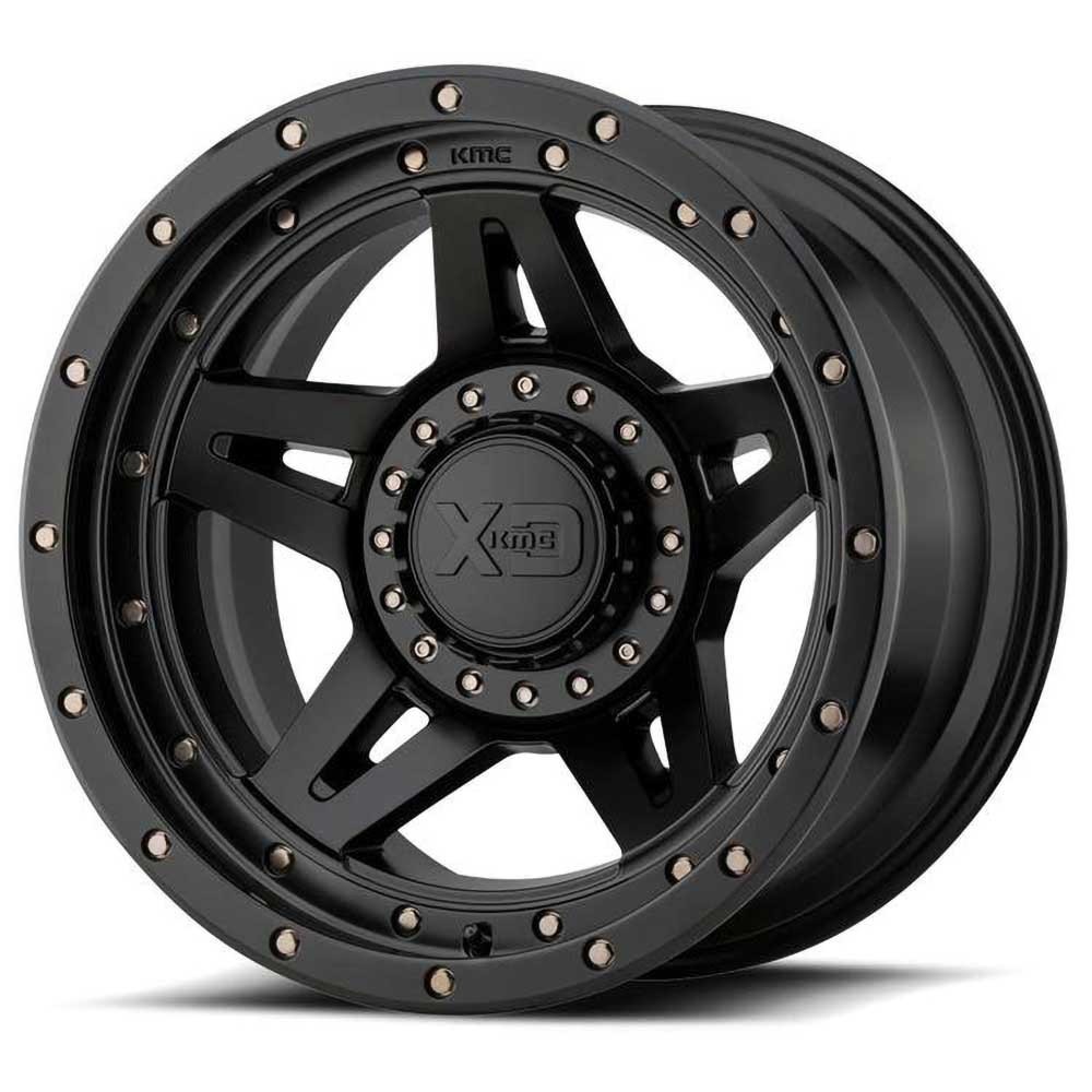 Jante aluminium 4x4 KMC XD138 Brute Satin Black XD Series • 17"x9" • 5x127 / 5x139.7 • CB78.3 • ET-12