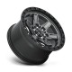 Jante aluminium 4x4 FUEL D698 Kicker Matte GUN Metal Black Bead Ring • 17"x9" • 6x114.3 • CB66,06 • ET12 