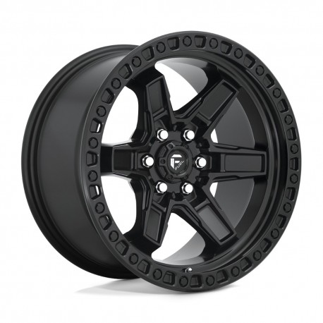 Jante aluminium 4x4 FUEL D697 Kicker Matte Black • 17"x9" • 6x114.3 • CB66,06 • ET12 