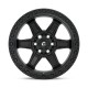 Jante aluminium 4x4 FUEL D697 Kicker Matte Black • 17"x9" • 6x114.3 • CB66,06 • ET12 