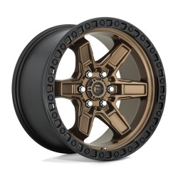 Jante aluminium 4x4 FUEL D699 Kicker Matte Bronze Black Bead Ring • 17"x9" • 6x114.3 • CB66.06 • ET12