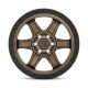 Jante aluminium 4x4 FUEL D699 Kicker Matte Bronze Black Bead Ring • 17"x9" • 6x114.3 • CB66.06 • ET12 