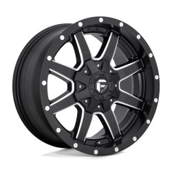 Jante aluminium 4x4 FUEL D538 Maverick Matte Black Milled • 17"x8.5" • 6x114.3 / 6x120 • CB72.56 • ET25 