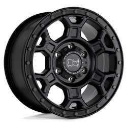 Jante aluminium 4x4 BLACK RHINO Matte Black W/ Gunmetal Bolts Midhill • 17"x8" • 6x130 • CB84.1 • ET38 