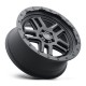 Jante aluminium 4x4 BLACK RHINO Textured Matte Black Barstow • 17"x8" • 6x130 • CB84.1 • ET38 