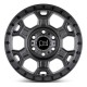 Jante aluminium 4x4 BLACK RHINO Matte Gunmetal W/ Black Bolts Midhill • 17"x8" • 6x130 • CB84.1 • ET45 