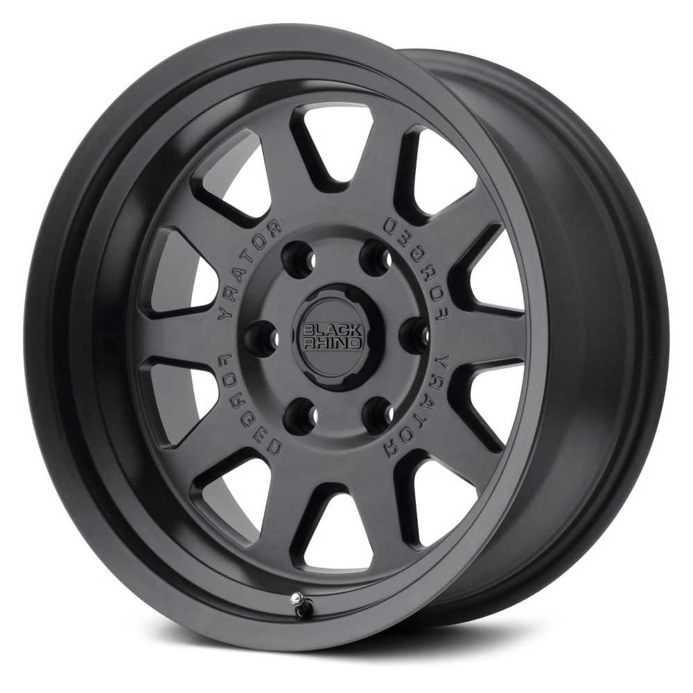 Jante aluminium 4x4 BLACK RHINO Matte Black RF Stadium • 17"x8" • 6x130 • CB84.1 • ET45