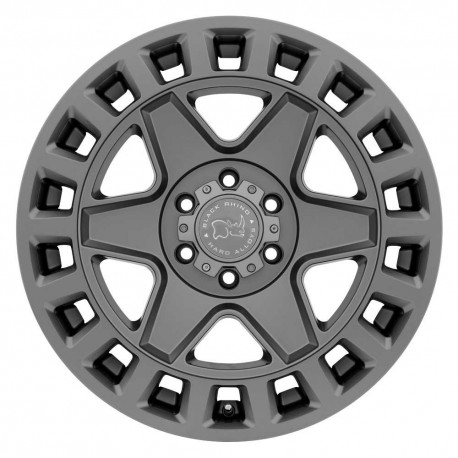 Jante aluminium 4x4 BLACK RHINO Matte Gunmetal York • 17"x8" • 6x130 • CB84.1 • ET52 