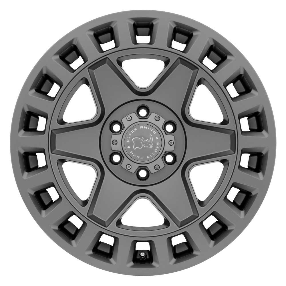 Jante aluminium 4x4 BLACK RHINO Matte Gunmetal York • 17"x8" • 6x130 • CB84.1 • ET52