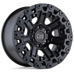 Jante aluminium 4x4 BLACK RHINO Matte Black Ozark • 17"x9.5" • 6x139.7 • CB112.1 • ET-18 