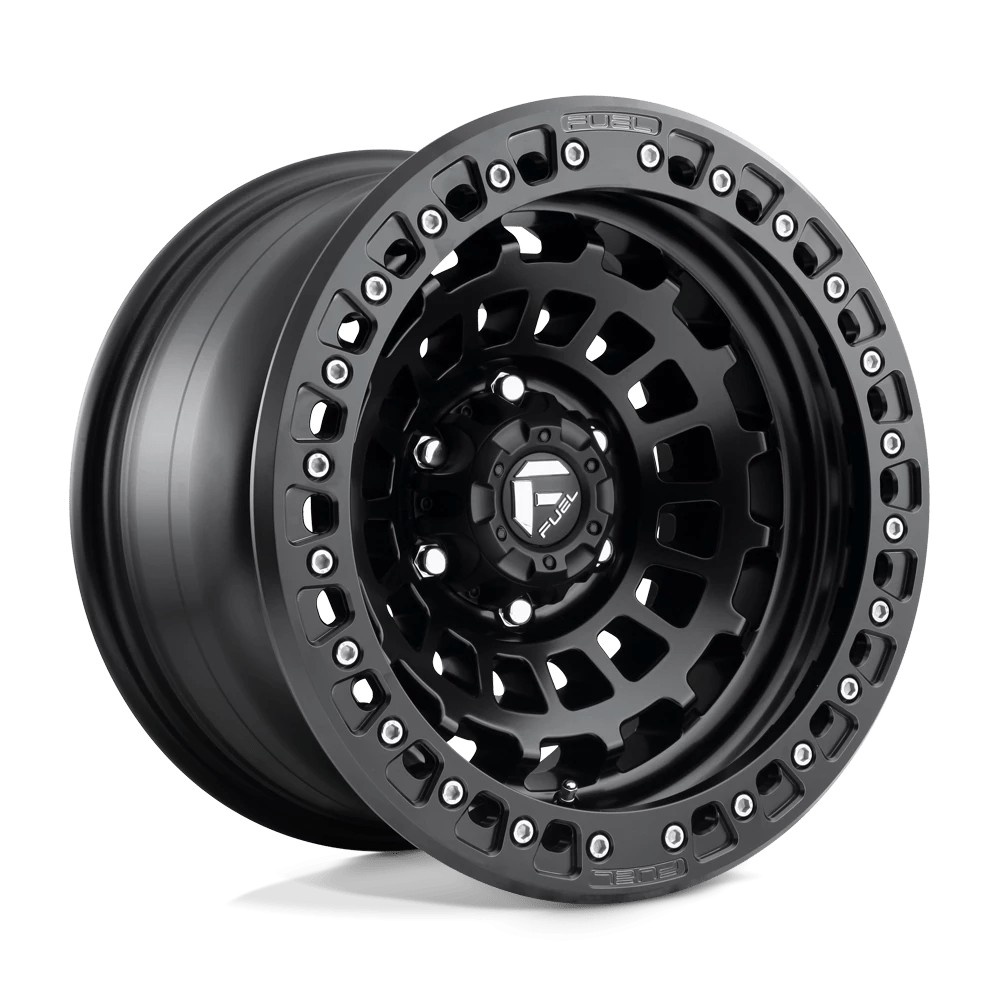 Jante aluminium 4x4 FUEL D101 Zephyr Beadlock Matte Black • 17"x9" • 6x139.7 • CB106.1 • ET-15