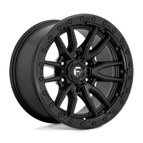 Jante aluminium 4x4 FUEL D679 Rebel Matte Black • 17"x9" • 6x139.7 • CB106.1 • ET-12 