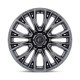 Jante aluminium 4x4 FUEL D848 Rebar Matte Gunmetal • 17"x9" • 6x139.7 • CB106.1 • ET-12 