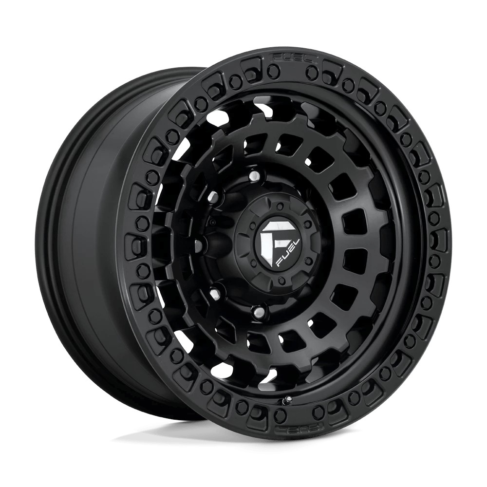 Jante aluminium 4x4 FUEL D633 Zephyr Matte Black • 17"x9" • 6x139.7 • CB106.1 • ET-12