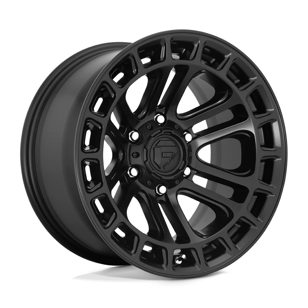 Jante aluminium 4x4 FUEL D718 Heater Matte Black • 17"x9" • 6x139.7 • CB106.1 • ET-12