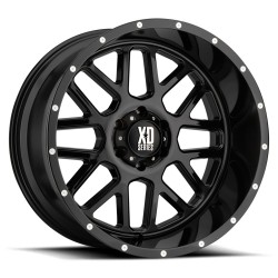 Jante aluminium 4x4 KMC XD820 Grenade Gloss Black XD Series • 17"x8.5" • 6x139.7 • CB106.1 • ET0