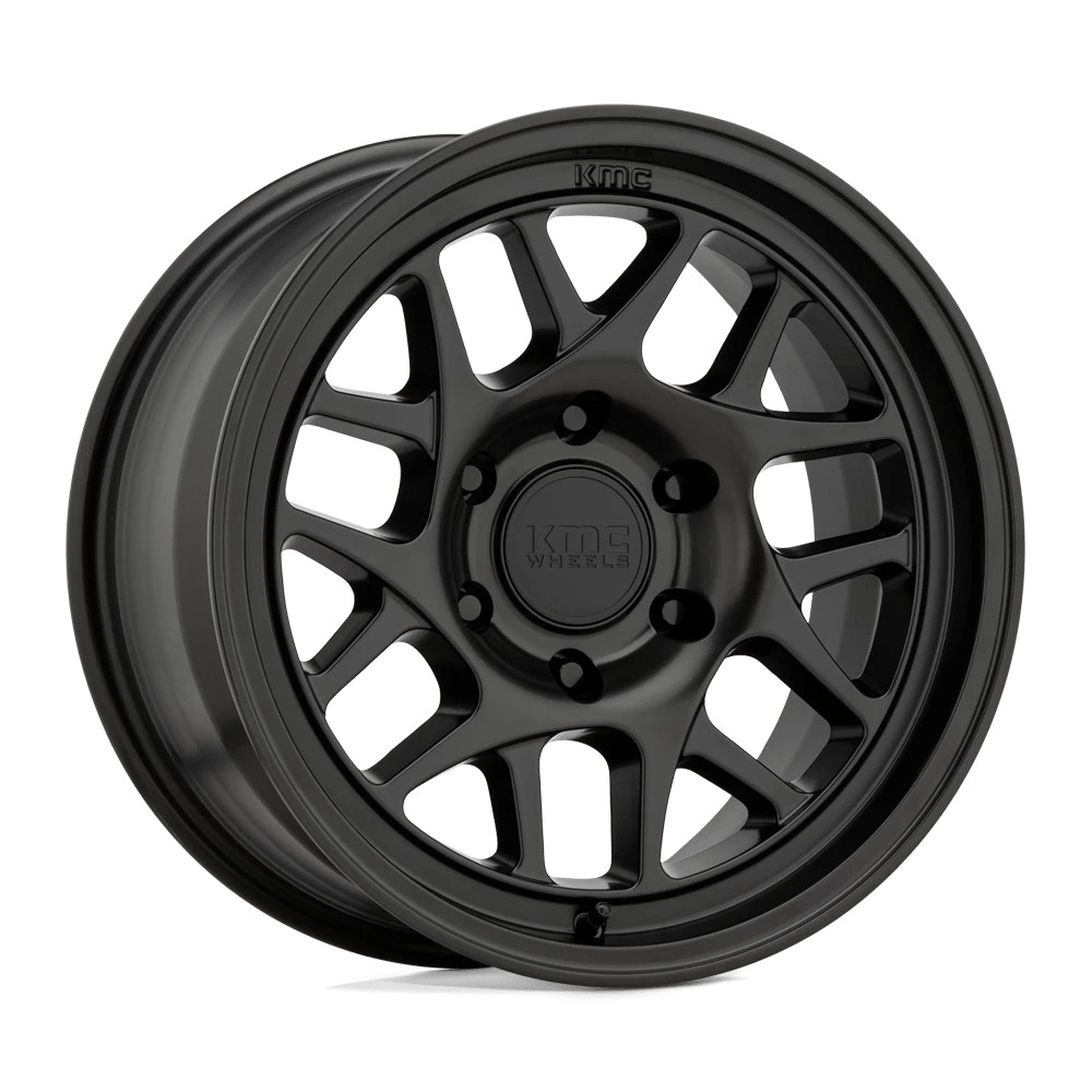 Jante aluminium 4x4 KMC KM717 Bully OL Satin Black • 17"x8.5" • 6x139.7 • CB106.1 • ET0