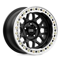 Jante aluminium 4x4 KMC KM235 Grenade Crawl Beadlock Satin Black • 17"x8.5" • 6x139.7 • CB108 • ET0 