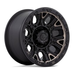 Jante aluminium 4x4 FUEL D824 Traction Matte Black W/ Double Dark Tint • 17"x9" • 6x139.7 • CB106.1 • ET1 