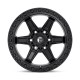 Jante aluminium 4x4 FUEL D697 Kicker Matte Black • 17"x9" • 6x139.7 • CB106.1 • ET1 