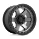 Jante aluminium 4x4 FUEL D752 Block Matte Gunmetal W/ Black Ring • 17"x9" • 6x139.7 • CB106.1 • ET1 