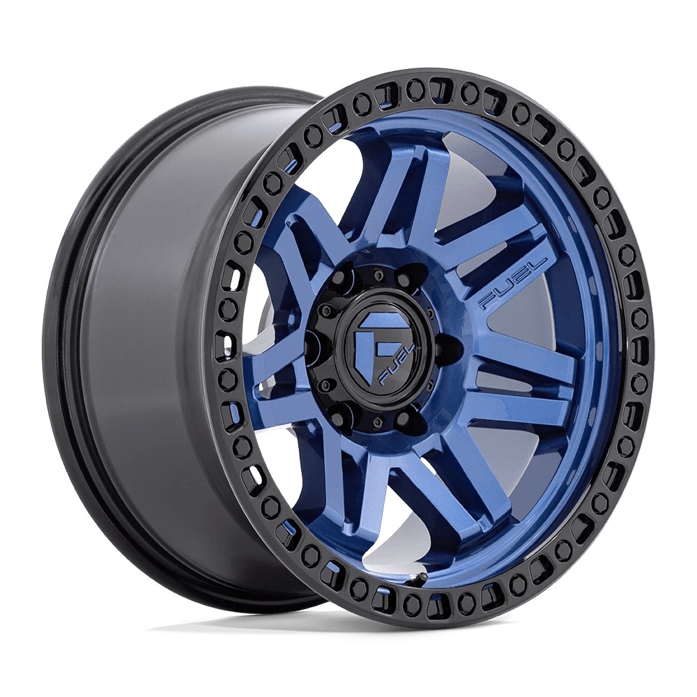 Jante aluminium 4x4 FUEL D813 Syndicate Dark Blue W/ Black Ring • 17"x9" • 6x139.7 • CB106.1 • ET1