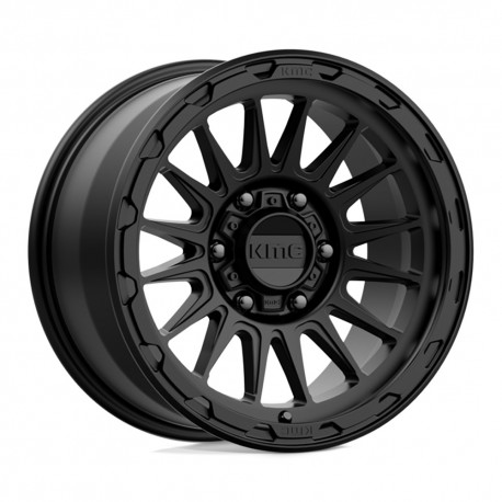 Jante aluminium 4x4 KMC KM542 Impact Satin Black • 17"x9" • 6x139.7 • CB106.1 • ET18 