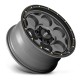 Jante aluminium 4x4 KMC KM541 Dirty Harry Satin Gray W/ Black LIP • 17"x8.5" • 6x139.7 • CB106.1 • ET18 