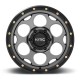 Jante aluminium 4x4 KMC KM541 Dirty Harry Satin Gray W/ Black LIP • 17"x8.5" • 6x139.7 • CB106.1 • ET18 