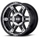 Jante aluminium 4x4 KMC XD840 Spy II Gloss Black Machined XD Series • 17"x8" • 6x139.7 • CB106.25 • ET18 