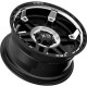 Jante aluminium 4x4 KMC XD840 Spy II Gloss Black Machined XD Series • 17"x8" • 6x139.7 • CB106.25 • ET18 