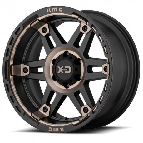 Jante aluminium 4x4 KMC XD840 Spy II Satin Black/Dark Tint XD Series • 17"x8" • 6x139.7 • CB106.25 • ET18 