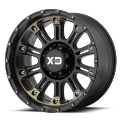 Jante aluminium 4x4 KMC XD829 Hoss II Satin Black/Machined Dark Tint XD Series • 17"x9" • 6x139.7 • CB106.25 • ET18 