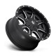 Jante aluminium 4x4 FUEL D538 Maverick Matte Black Milled • 17"x10" • 6x139.7 / 6x135 • CB106.1 • ET-24 