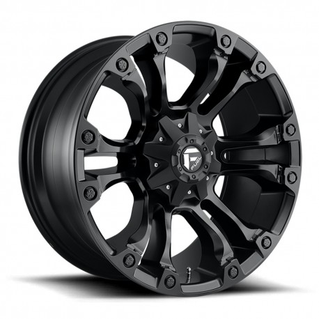 Jante aluminium 4x4 FUEL D560 Vapor Matte Black • 17"x9" • 6x139.7 / 6x135 • CB106.1 • ET1 