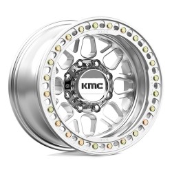 Jante aluminium 4x4 KMC KM235 Grenade Crawl Beadlock Machined • 17"x9" • 8x165.1 • CB125.1 • ET-38