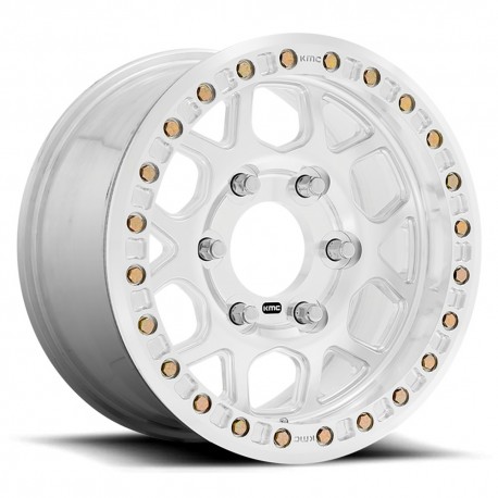 Jante aluminium 4x4 KMC KM444 Mesa Forged Beadlock RAW Machined • 17"x9" • 8x165.1 • CB125.1 • ET-12 