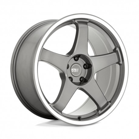 Jante aluminium 4x4 MOTEGI RACING MR151 CS5 Gunmetal W/ Machined LIP • 18"x8.5" • 5x100 • CB56.15 • ET30 