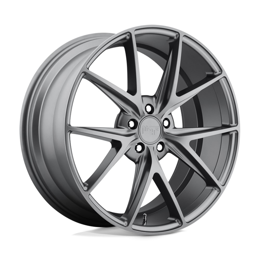 Jante aluminium 4x4 NICHE ROAD WHEELS M116 Misano Matte GUN Metal • 18"x8" • 5x108 • CB63.36 • ET40