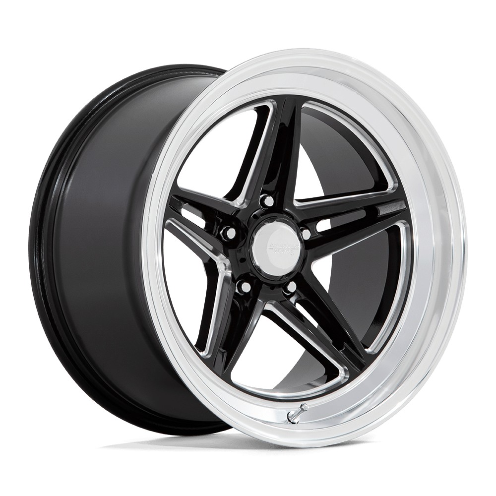 Jante aluminium 4x4 AMERICAN RACING VN514 Groove Gloss Black W/ Diamond CUT LIP • 18"x8" • 5x114.3 • CB72.56 • ET0