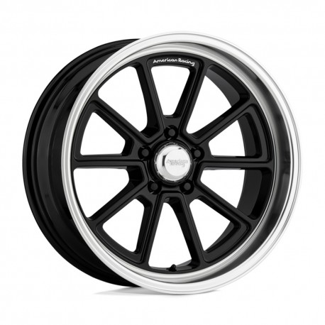 Jante aluminium 4x4 AMERICAN RACING VN510 Draft Gloss Black W/ Diamond CUT LIP • 18"x8" • 5x114.3 • CB72.56 • ET0 