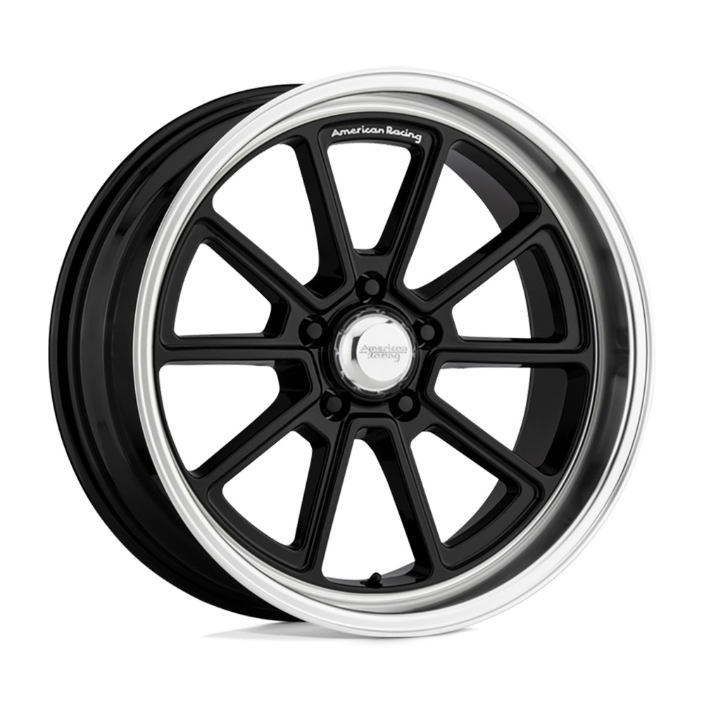 Jante aluminium 4x4 AMERICAN RACING VN510 Draft Gloss Black W/ Diamond CUT LIP • 18"x8" • 5x114.3 • CB72.56 • ET0