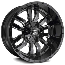 Jante aluminium 4x4 FUEL D596 Sledge Matte Black/Gloss Black Lip • 18"x8" • 5x114.3 / 5x120 • CB72.56 • ET35 