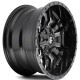 Jante aluminium 4x4 FUEL D596 Sledge Matte Black/Gloss Black Lip • 18"x8" • 5x114.3 / 5x120 • CB72.56 • ET35 