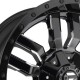 Jante aluminium 4x4 FUEL D596 Sledge Matte Black/Gloss Black Lip • 18"x8" • 5x114.3 / 5x120 • CB72.56 • ET35 