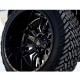 Jante aluminium 4x4 FUEL D596 Sledge Matte Black/Gloss Black Lip • 18"x8" • 5x114.3 / 5x120 • CB72.56 • ET35 